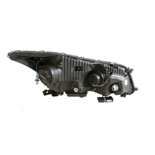 ANZO 2008-2012 Honda Accord Projector Headlights w/ U-Bar Black