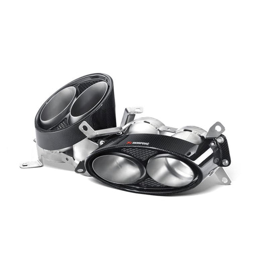 Akrapovic 17-19 Alfa Romeo Giulia Quadrifoglio Evolution Line Cat Back (Titanium)