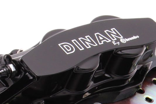 Dinan 04-07 BMW 525i Rear Brake Kit - Black Calipers - Drilled