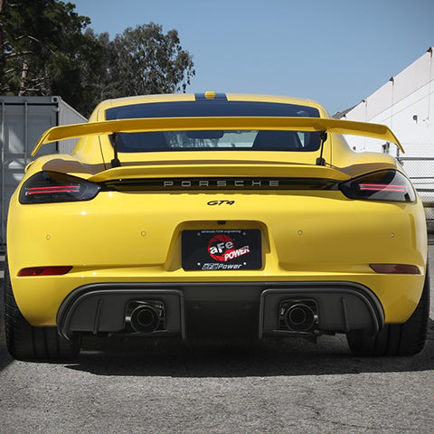 aFe Power MACH Force-XP Stainless Steel Cat-Back Exhaust System | 2020-2022 Porsche Cayman GT4 (49-36443-P)