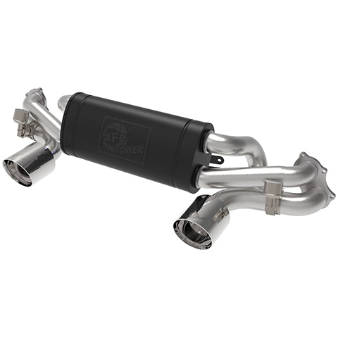 aFe Power MACH Force-XP Stainless Steel Cat-Back Exhaust System | 2020-2022 Porsche Cayman GT4 (49-36443-P)