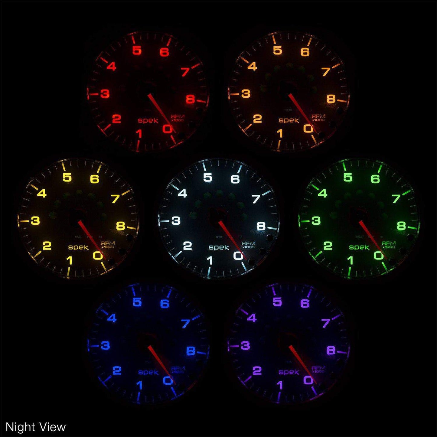 Autometer Spek-Pro 2 & 1/16" Programmable Fuel Level Gauge