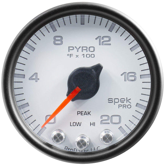 Autometer Spek-Pro 2 & 1/16" Pyro. (EGT) Gauge 0-2000F