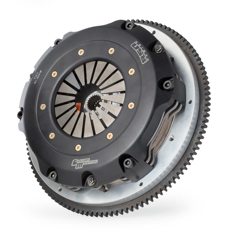 Clutch Masters Twin Disc Clutch Kit w/ Aluminum Flywheel | 2008 - 2009 BMW 135i & 2007 - 2009 BMW 335i (03055-TD8S-A)
