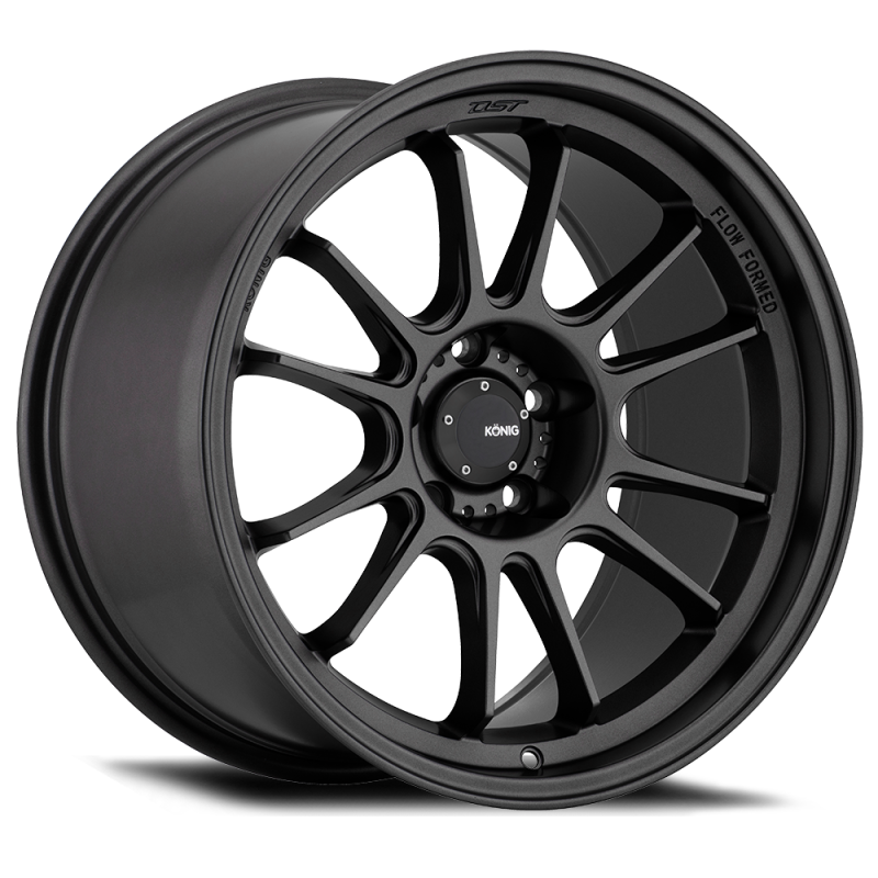 Konig Hypergram Matte Black | 18x9.5" +25mm | 5x114.3mm Wheel