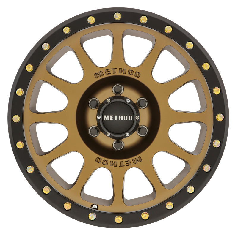 Method Wheels MR305 Bronze - Matte Black Lip | 18x9" +18mm | 6x5.5mm Wheel