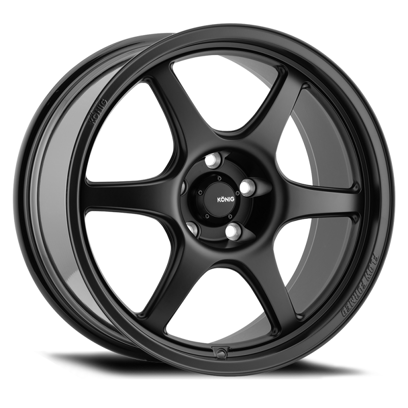 Konig Hexaform Matte Black | 18x10" +33mm | 5x120mm Wheel