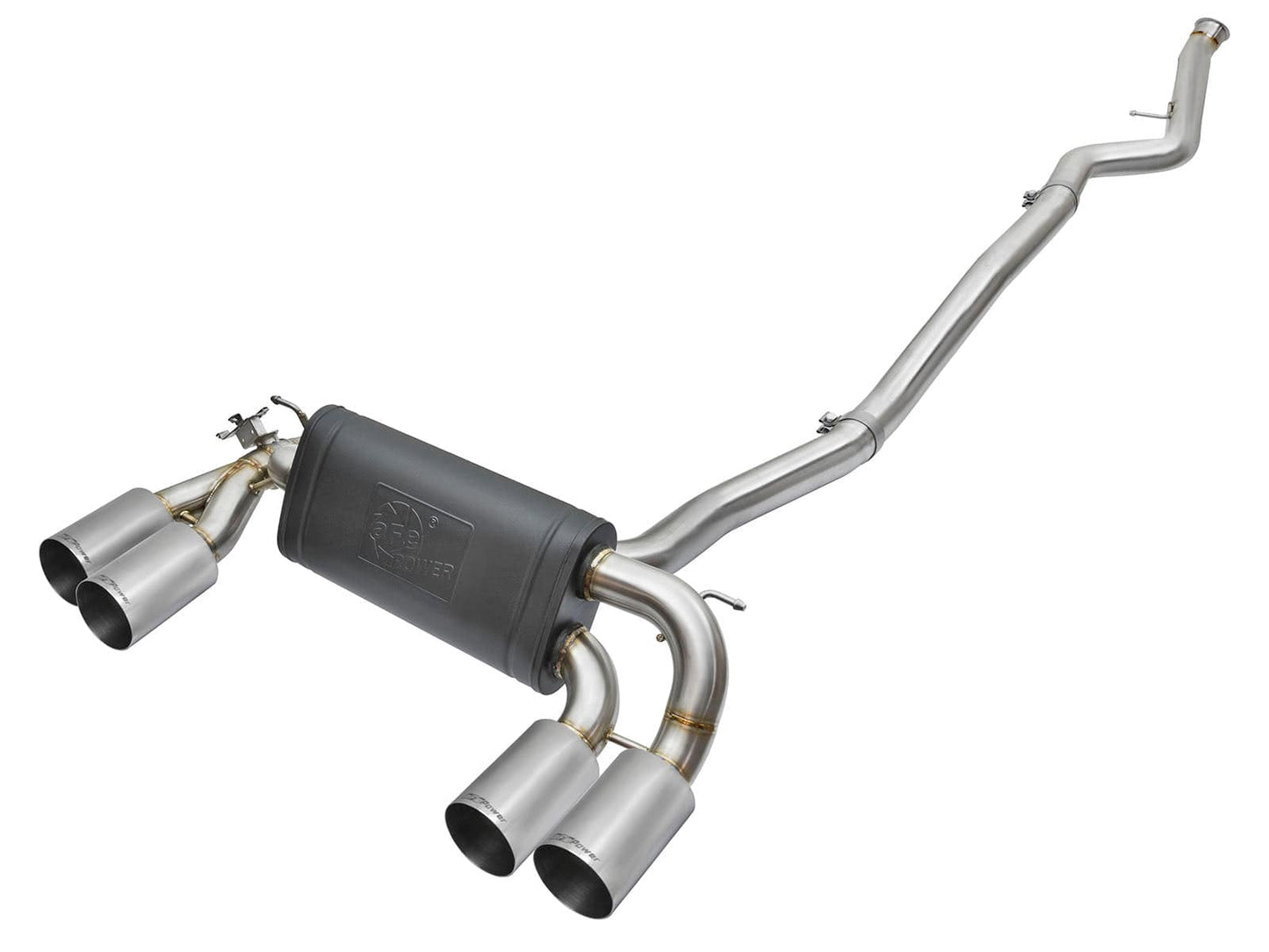 MACH Force-Xp 3 IN to 2-1/2 IN 304 Stainless Steel Cat-Back Exhaust System - BMW / F87 M2