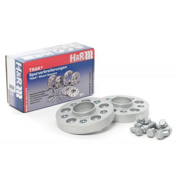 H&R Trak+ 30mm DRA Wheel Spacers - 5x112 Pattern / 66.5mm Center Bolt / 14x1.25 Thread (6055664)