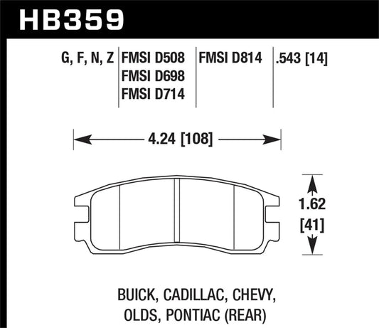Hawk Performance Race Rear Brake Pads | BMW 325iS (1992–1995) (HB227G.630) - ABS Auto Body