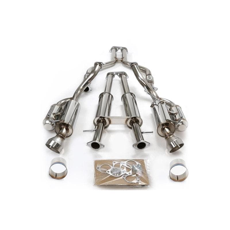 HKS 08-13 Infiniti G37 Coupe Dual Hi-Power Ti Tip Catback Exhaust (SUS304 NO COATING)