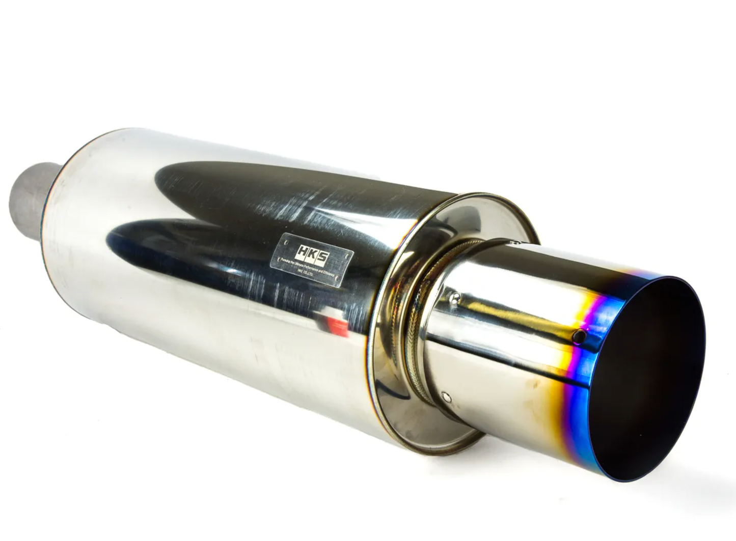 HKS Universal Stainless Hi Power 130mm Titanium Muffler