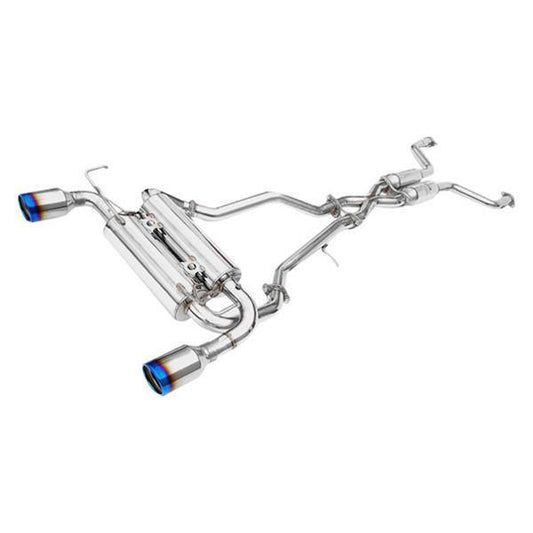 Invidia 03-08 Infiniti G35 Coupe Gemini Rolled Titanium Tip Cat-back Exhaust