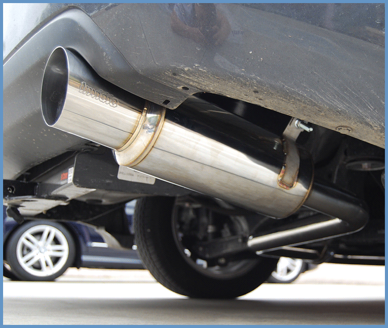 Invidia 08-11 Subaru Impreza Non-Turbo N1 Stainless Steel Tip Resonator 63mm Piping Cat-back Exhaust
