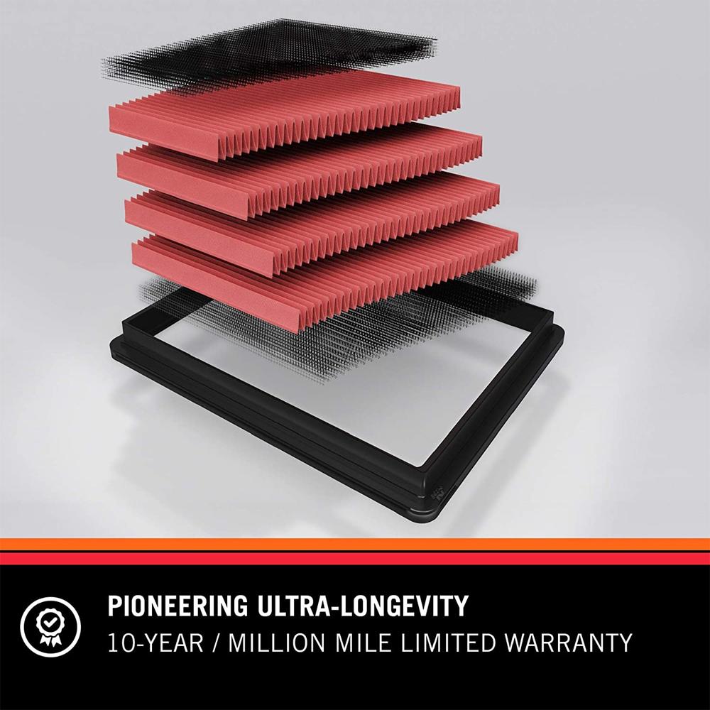 K&N Replacement Air Filter | 2011-2018 BMW X3/X4 2.0L (33-2465)
