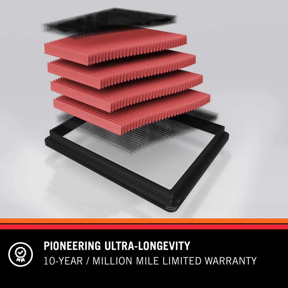 Replacement Air Filter by K&N (33-2774)