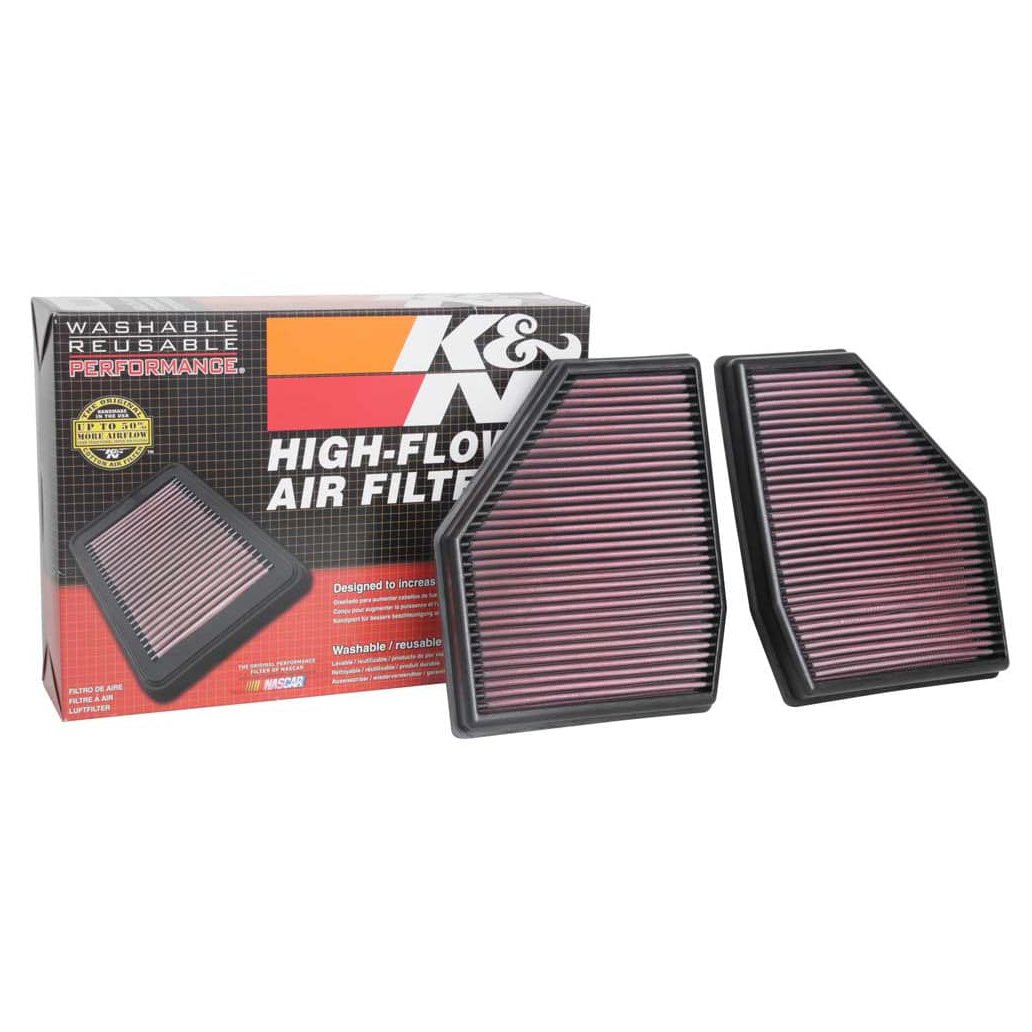 K&N Replacement Filter | 18-20 BMW M5 4.4L / 2020 BMW M8 Gran Coupe 4.4L (33-3128)