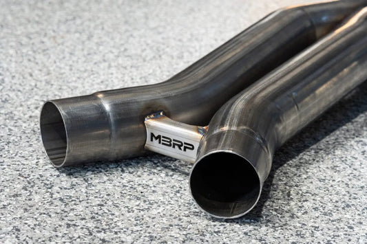MBRP 3" Stainless Steel Resonator Bypass (X - Pipe) - BMW / G80 / G82 / M3 / M4 - ABS Auto Body