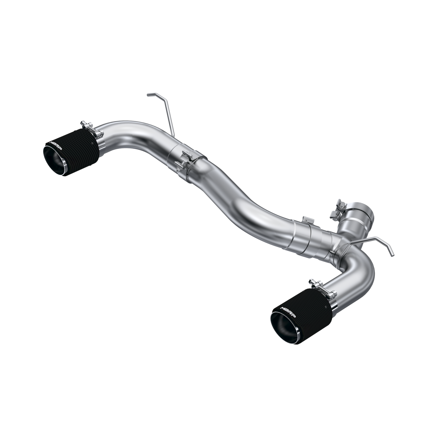 MBRP 3-Inch Armor Pro Street Profile Dual Rear Exit Axle-Back Exhaust with Carbon Fiber Tips | 2017 - 2021 BMW M240i (S45003CF)