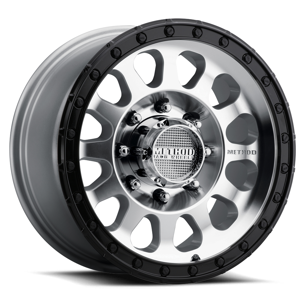 Method MR315 18x9 +18mm Offset 8x180 130.81mm CB Machined Wheel - Gloss Black Lip