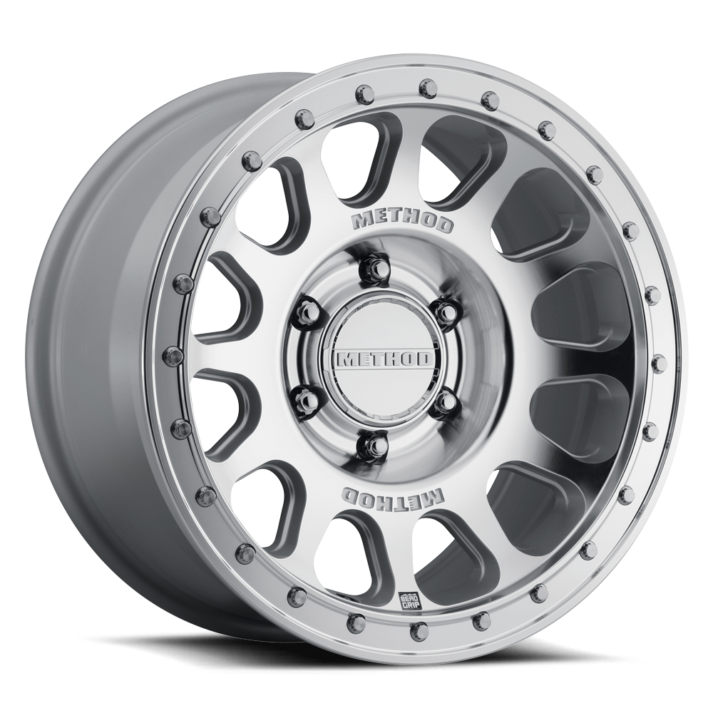 Method MR709 HD Bead Grip 17x 8.5in / ET0 / 6x135 BP / 87mm Bore - Machined Wheel