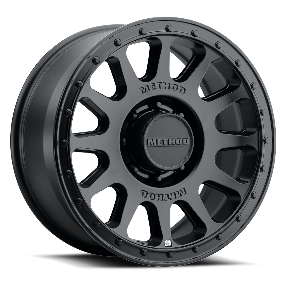 Method MR709 HD Bead Grip 20x 9in / ET12 / 8x170 BP / 125mm Bore - Black Wheel