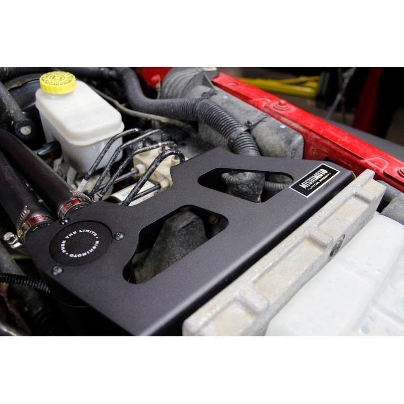 Mishimoto 07-11 Jeep Wrangler JK Baffled Oil Catch Can - Black