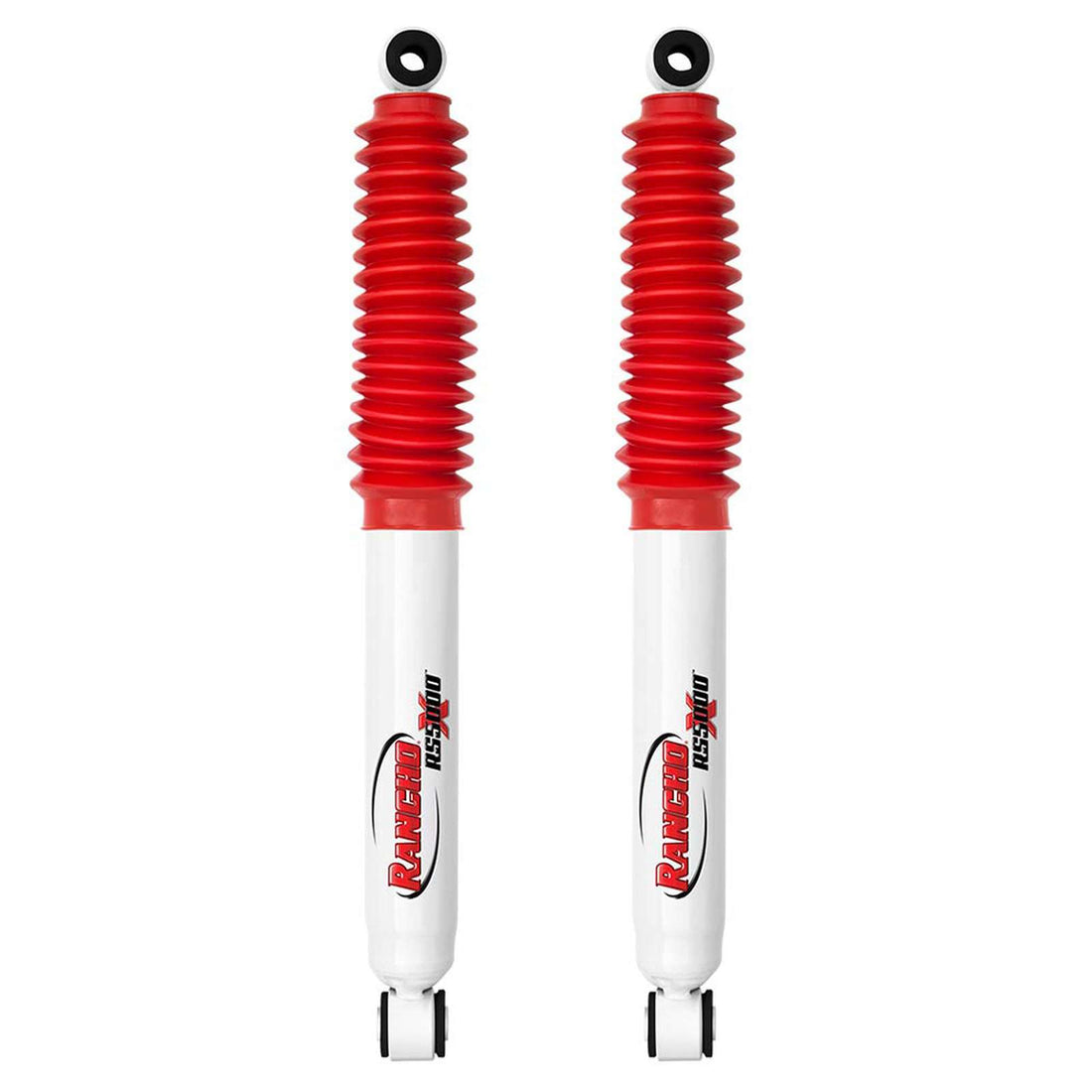 Rancho RS5000X Gas Shocks Rear Pair w/4" lift - 2007-2013 GMC Sierra 1500 4WD