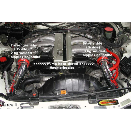 Injen 90-96 Pipe Only Intake System 300Z Non Turbo Polished Short Ram Intake