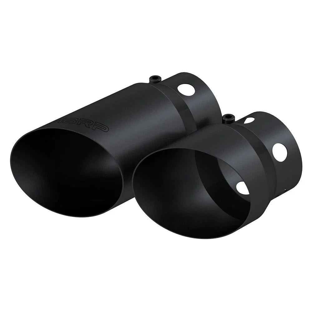 MBRP 2008+ Ford F250/350/450 6.4 L 4 inlet 5 Tip Cover Set - 6.75in and 9.75in Length - Black