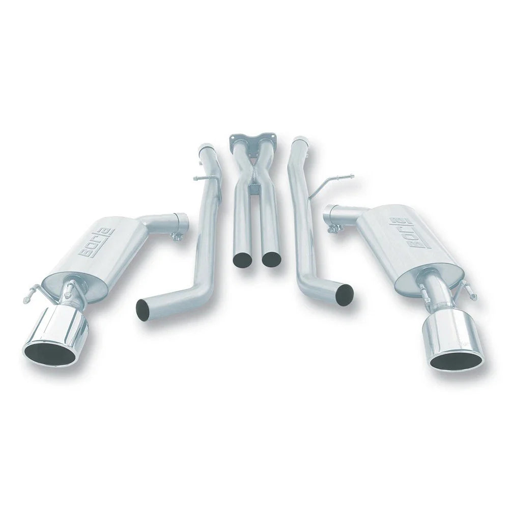 Borla 05-06 Pontiac GTO Coupe 2dr 6.0L 8cyl AT/MT 4spd/6spd RWD SS Catback Exhaust w/ inXin Pipe