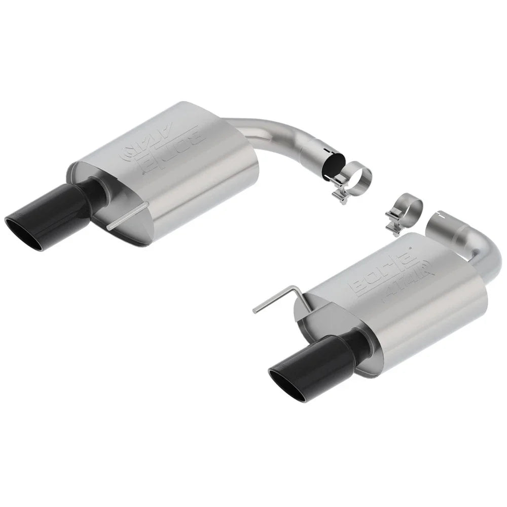 Borla Atak S Rear Section 15-17 Ford Mustang GT 5.0L V8 MT/AT 2.5in pipe 4in tip