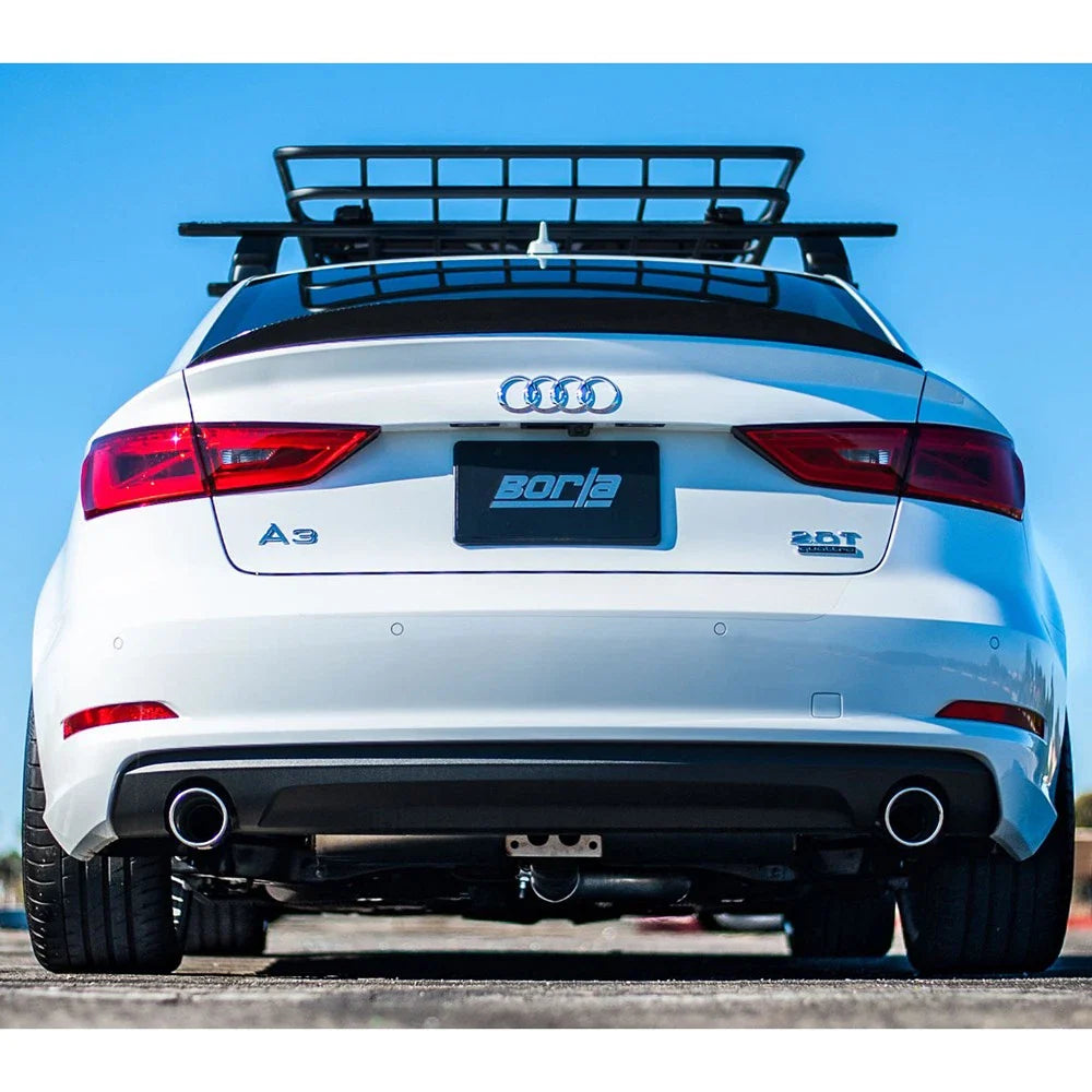 Borla 14-16 Audi A3 Quattro 2.0L Turbo AT/MT RWD 4DR S-Type Cat-Back Exhaust Single Split Rear Exit