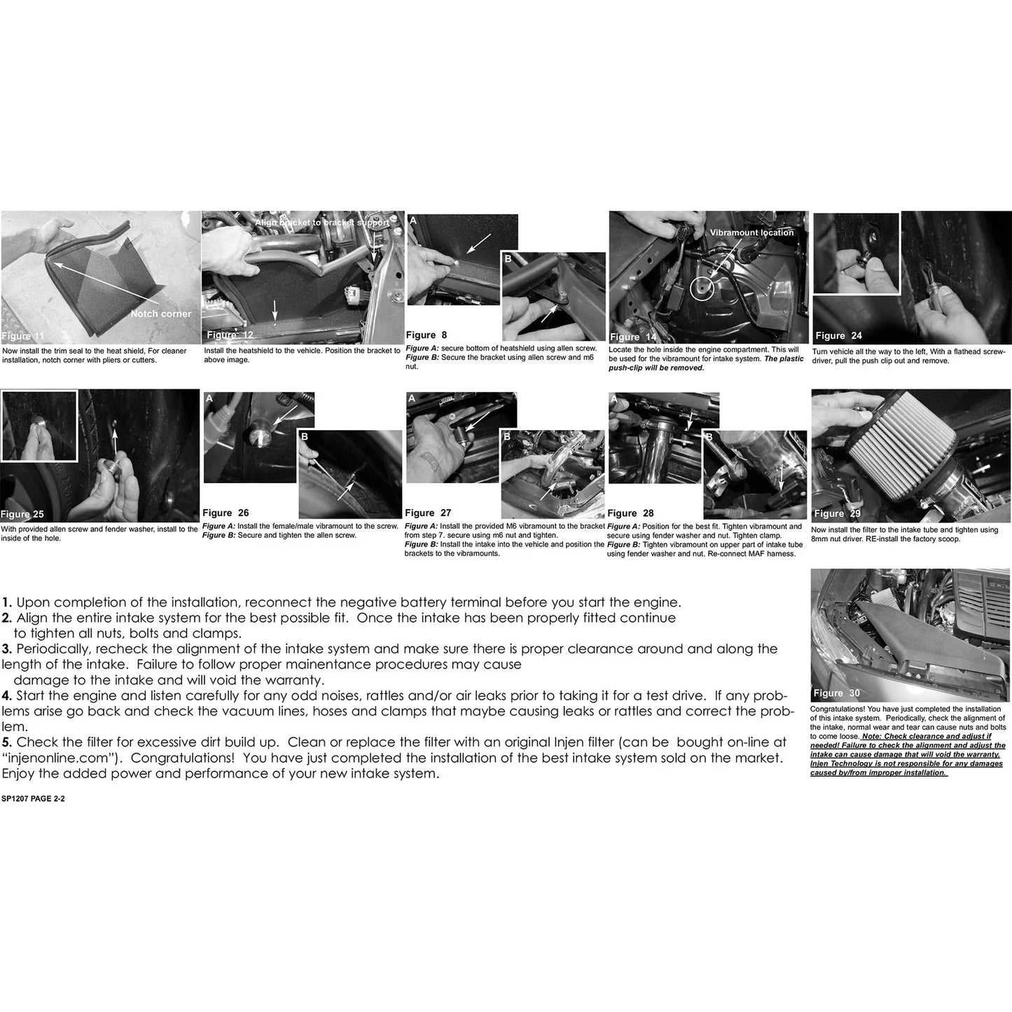 Injen 2015+ Subaru WRX 2.0L 4 Cyl (Turbo) Polished Short Ram Intake w/ MR Tech and Heat Shield