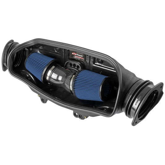 aFe 2020 Chevrolet Corvette C8 Track Series Carbon Fiber Cold Air Intake System With Pro 5R Filters