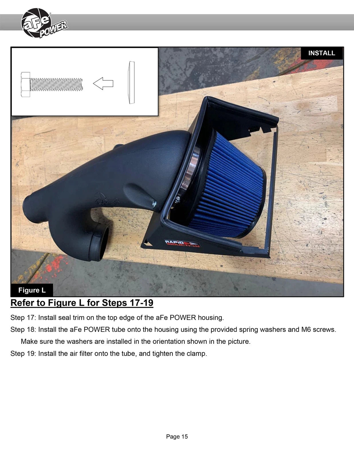 aFe Rapid Induction Cold Air Intake System w/Pro DRY S Filter 2021+ Ford F-150 V6-3.5L (tt)