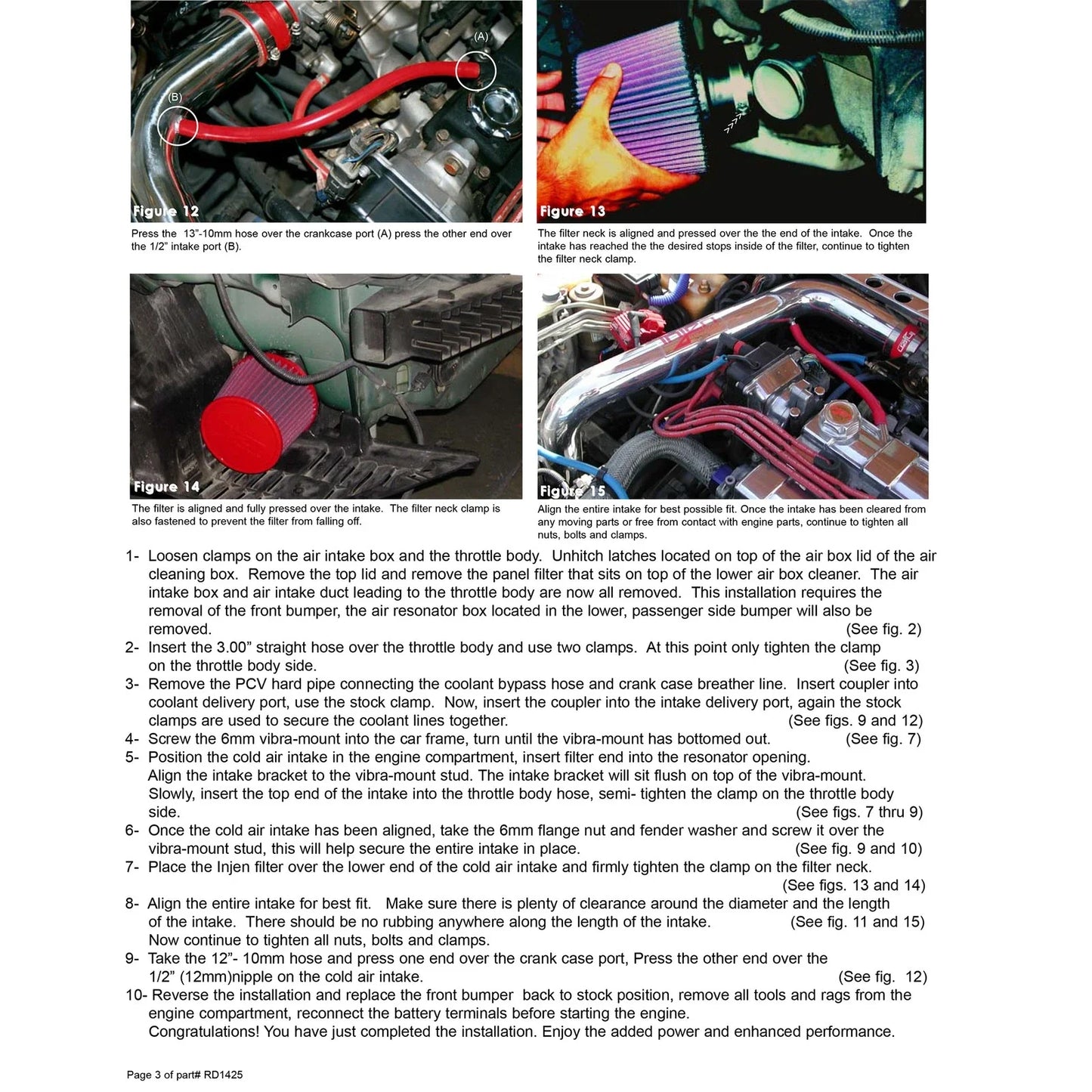 Injen 97-01 Integra Type R Polished Cold Air Intake