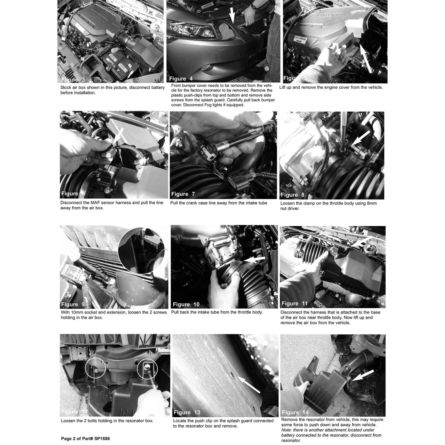 Injen 13 Honda Accord 3.5L V6 Polished Cold Air Intake w/ MR Tech