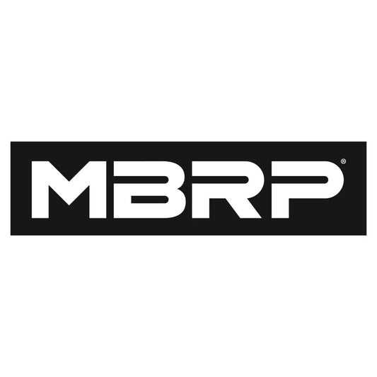 MBRP Universal Tip 7in O.D. Rolled End 5in inlet 18in length - T304 (SINGLE TIP)
