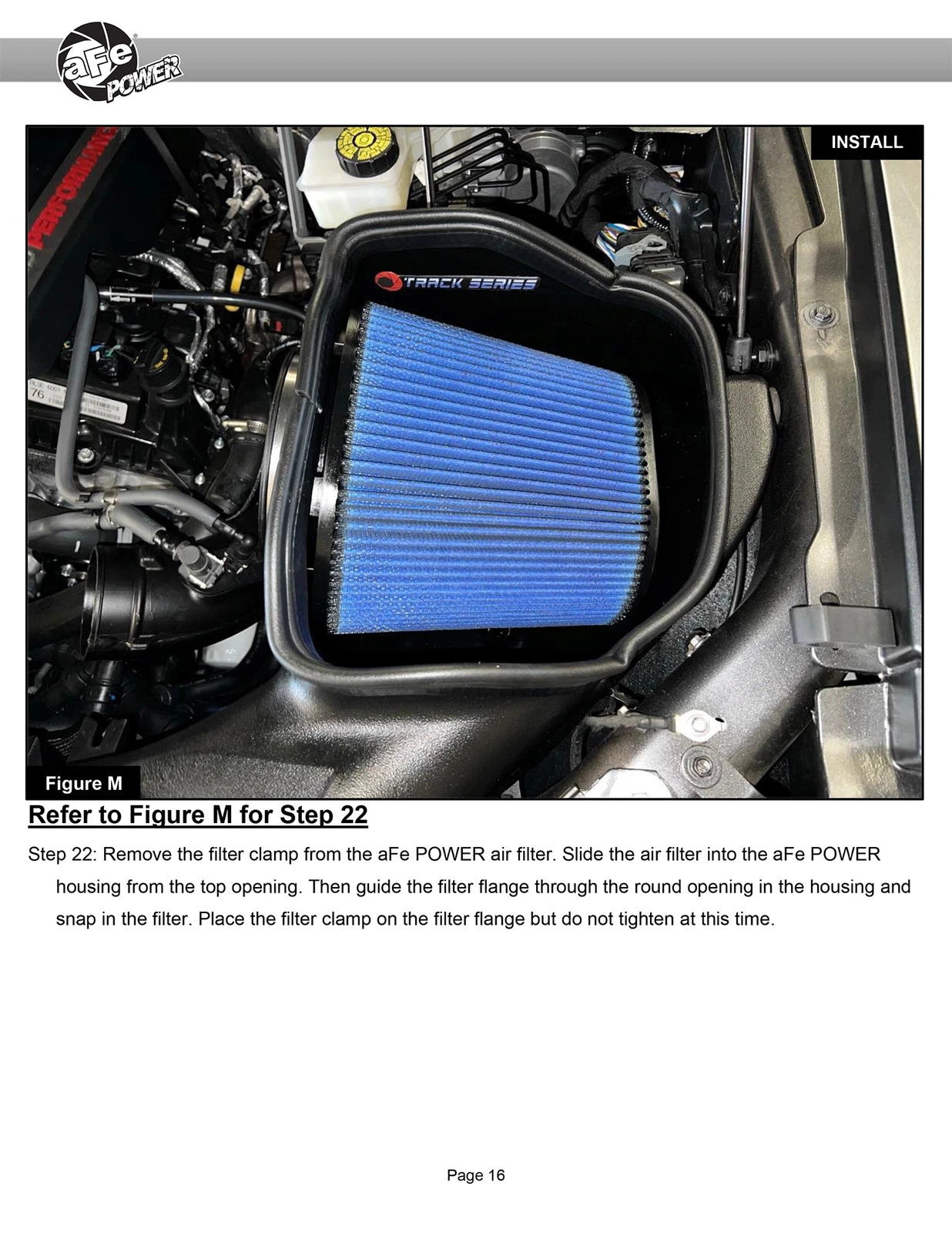 aFe 17-24 Ford F-150 Track Series Red Kevlar Carbon Fiber C/A Intake System w/Black Pro 5R Filter