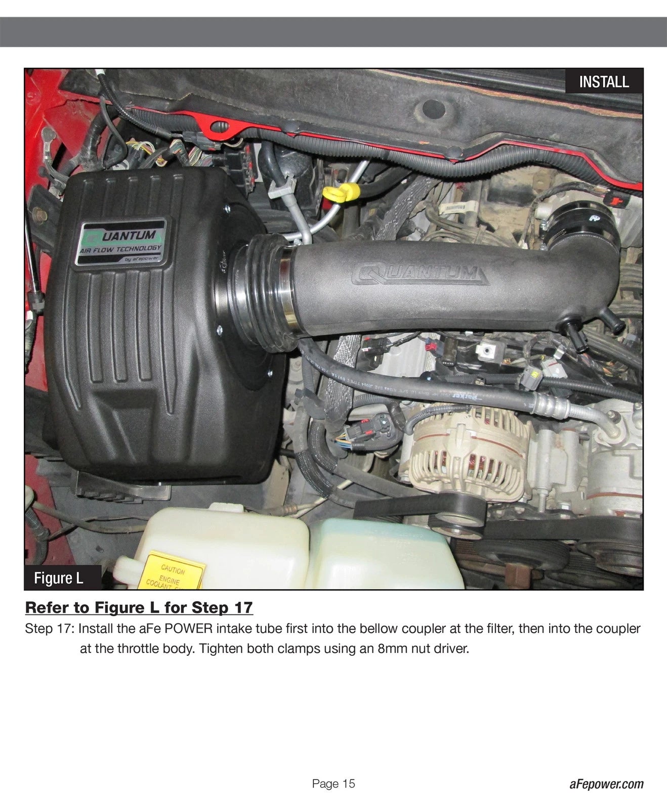 aFe Quantum Cold Air Intake System w/ Pro Dry S Media 19 Dodge RAM 1500 03-08 V8-5.7L HEMI