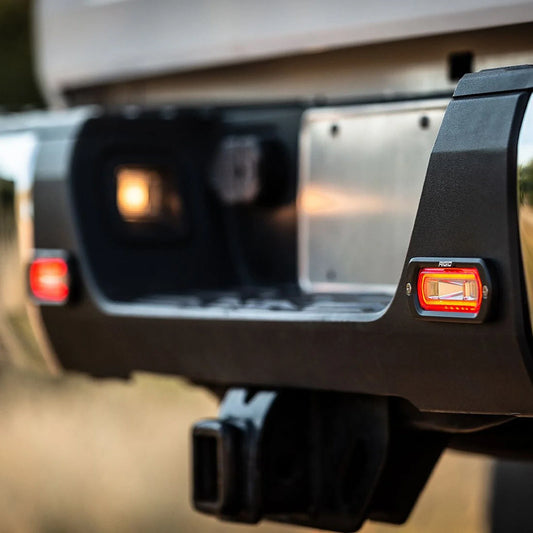 Rigid Industries SR-L Series Surface Mount LED Spreader Pair w/ Amber Halo - Universal