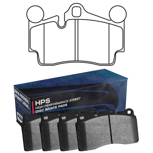 Hawk Porsche / Volkswagen HPS Street Rear Brake Pads