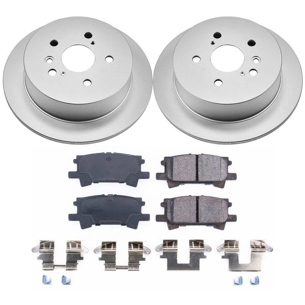 Power Stop 04-06 Lexus RX330 Rear Z17 Evolution Geomet Coated Brake Kit