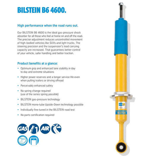 Bilstein B6 2005 Toyota Tacoma Base RWD Front Right 36mm Monotube Shock Absorber