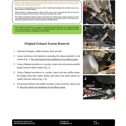 Borla 21-23 Kia K5 LX/ EX 1.6L L4 (T) FWD S-Type Cat-Back Exhaust