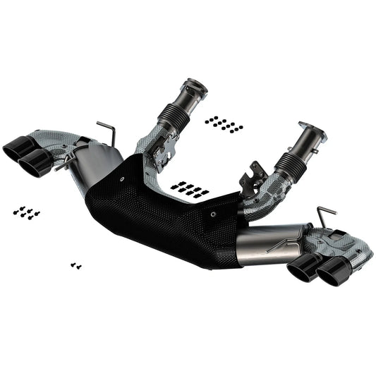 Borla 20-24 Chevy Corvette 6.2L V8 AT w/o NPP 3in S-Type Catback Exhaust - Black Chrome Tips