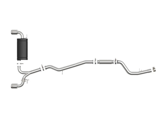 aFe POWER Takeda 2020 Toyota Supra L6-3.0L (t) 3in-2.5in 304 SS CB Exhaust Polished Tips