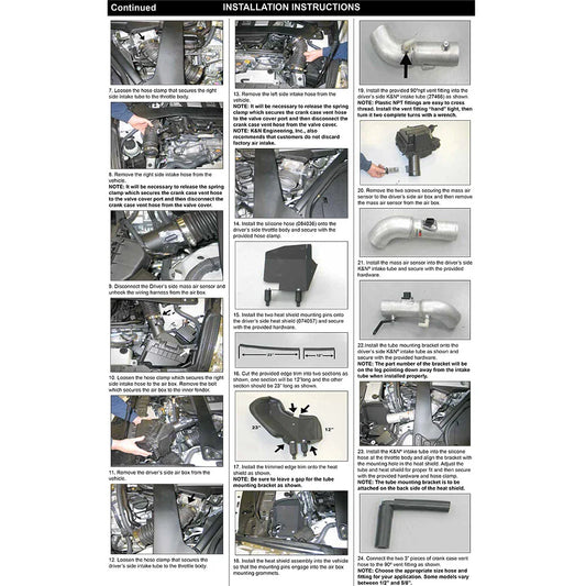 K&N 09-10+Nissan/Infiniti 370z/G37 V6-3.7L Typhoon Intake