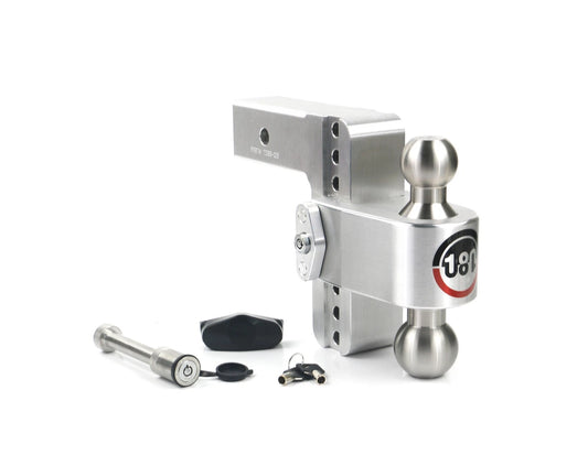 Weigh Safe 180 Hitch 6in Drop Hitch & 2.5in Shank (10K/18.5K GTWR) - Aluminum